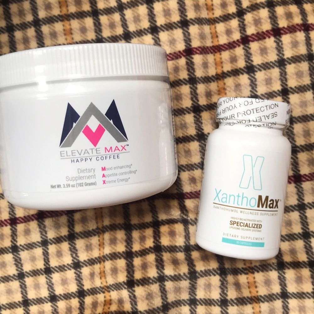 NEW Elevate Happy Coffee MAX & XanthoMax Bundle
